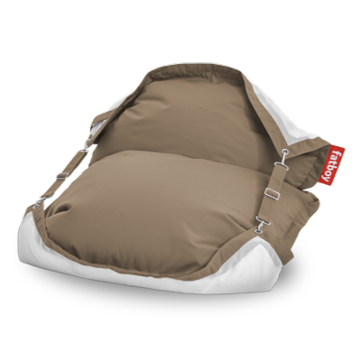  Origninal Floatzac - Pouf Fatboy flottant bande Stripe Sandy Beige FATBOY