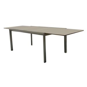 TABLE THEMIS 150/225X104 MOCCA/CAPUCCINO