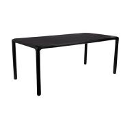 TABLE STORM 180X90 cm EN PLATEAU MDF COLORIS NOIR ZUIVER