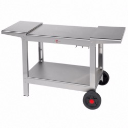 Chariot Inox Plein air tablettes rabattables - KRAMPOUZ