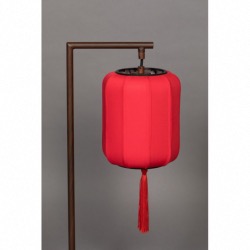 Lampe SUONI ROUGE L20xP20xH60 cm  Abat-jour rouge