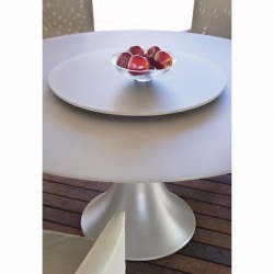 Table Fano Ø 150 cm avec plateau tournant - GARDEN ART