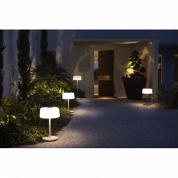 Lampadaire Bump solaire et rechargeable - anthracite - Les Jardins