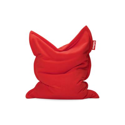 Original Slim Teddy Pouf extra doux coloris ROUGE Fatboy