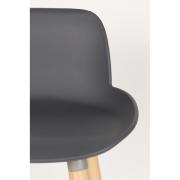 Tabouret de bar ALBERT KUIP dark grey - 75 cm ZUIVER