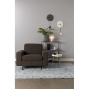 Fauteuil JEAN 1 place coloris anthracite - ZUIVER