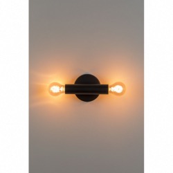 LAMPE MURALE HAWK BLACK 12x9x39 cm (LxPxH) Zuiver