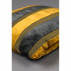Coussin SCOTT jaune/gris 45x45cm tissu 52% viscose 48% polyester Zuiver