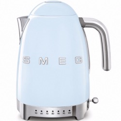 Bouilloire avec reglage de la température - bleu azur - SMEG