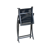 Chaise TEASER pliante gris espace/ardoise 