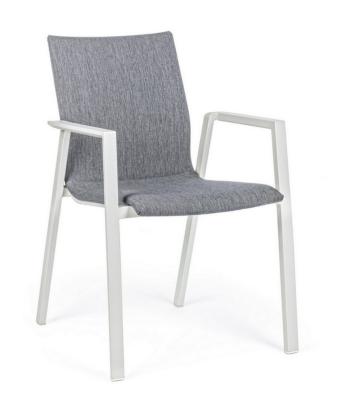 Fauteuil ODEON Lunar, aluminium peint à poudre polyester, Andrea Bizzotto