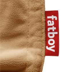 Original Slim Teddy Pouf extra doux coloris latté Fatboy