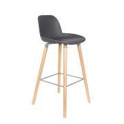 Tabouret de bar ALBERT KUIP dark grey - 75 cm ZUIVER