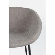 CHAISE HAUTE FESTON GRIS 65 cm - ZUIVER