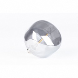 Ampoule HAZY WIDE SMOKE  Ø 12xH 14 cm Ampoule de verre E27 avec LED à filament 