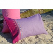 COUSSIN DE BAIN/PLAGE COLORIS KIR CASSIS