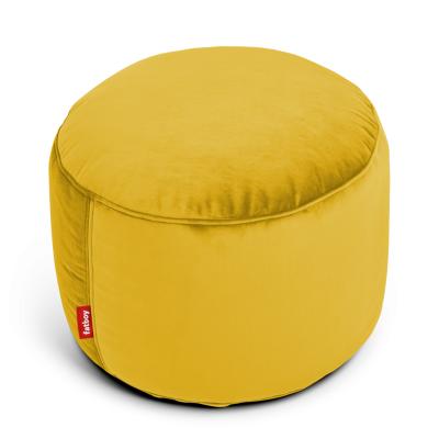 Pouf point velours recyclé or miel Fatboy