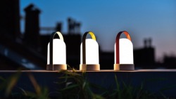 Set de 3 Lampes  URI 15cm Ø8,5CM LED, lumiere blanc chaud (3000 kelvin), port USB, Remember