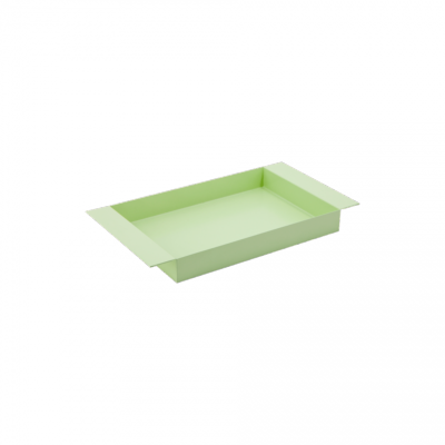 Plateau mint small en metal 18x32,5x3,5cm Remember