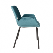 Fauteuil BRIT petrol - ZUIVER