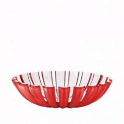 Corbeille Grace Coloris Rouge Transparent - Guzzini
