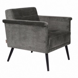 Fauteuil SIR WILLIAM vintage grey - DUTCHBONE