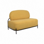 Canapé design en tissu Polly - jaune