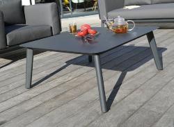 SET MOSS chassis aluminium epoxy GRAPHITE, coussin déhoussable sunbrella GRAPHITE,(set complet) Océo