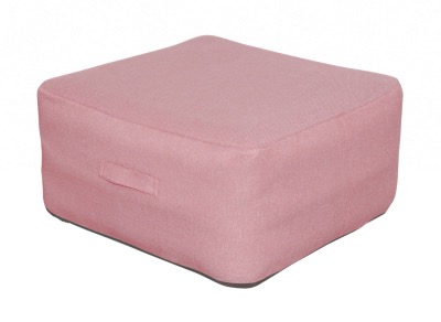 Tabouret BALLOON PINK, PVC gonflable avec housse en polyester struturé, 71x71x34 Proloisirs