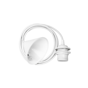 Corde pour suspension en textile blanc 2,1m  pour toutes les lampes VITA