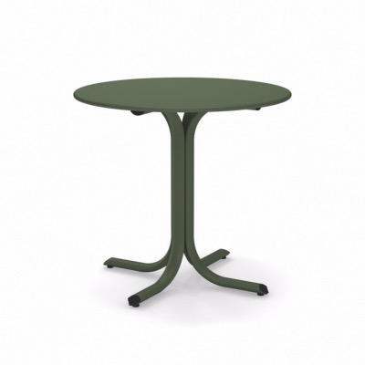 Table ronde System - vert militaire - Ø 120 cm - Emu