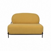Canapé design en tissu Polly - jaune