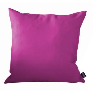 COUSSIN DECOR FRAMBOISE, en tissu polyester 180 gr, traité déperlant, déhoussable et rembourré