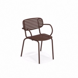 Fauteuil empilable MOM - Corten - EMU