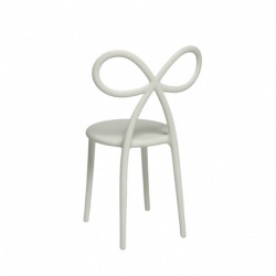 Chaise RIBBON en polypropylene coloris blanc design "Nika Zupanc" 