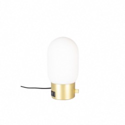 Lampe URBAN CHARGER couleur gold Verre de couleur opale acide Zuiver 