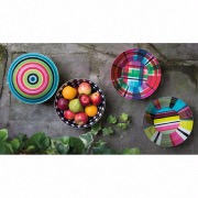 Saladier "ZIG ZAG" - en Melamine - 3 litres - H11 cm Ø25cm