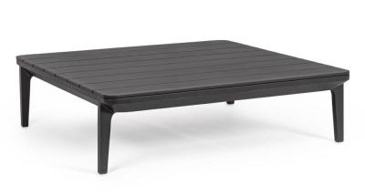 Table basse MATRIX Anthracite aluminium peint à poudre polyester, Andrea Bizzotto