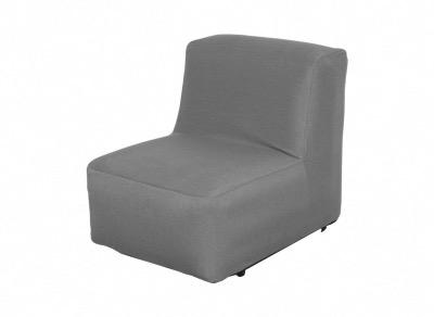 Fauteuil BALLOON GRIS, PVC gonflable avec housse en polyester structuré, 71x92x75 cm Proloisirs