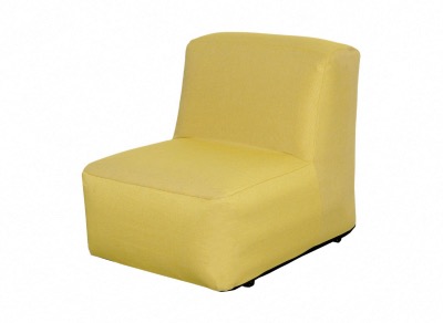 Fauteuil BALLOON MIEL, PVC gonflable avec housse en polyester structuré, 71x92x75 cm Proloisirs