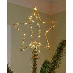 Etoile Christmas Top, H : 25cm, or Sirius