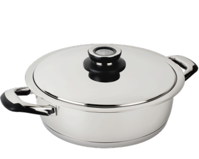 Sauteuse inox induction - Diamètre 28cm - ECOVITAM