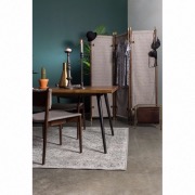 Fauteuil en bois et tissu Torrance - Dutchbone