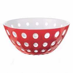 Saladier Le Murrine - ø25cm - rouge/blanc - Taille L - Guzzini