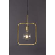 Lampe suspension CUBO, revêtement poudre noire, L 170 cm réglable