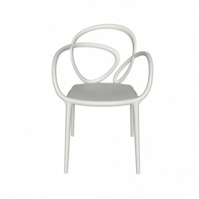 Chaise LOOP en polypropylene coloris blanc  design Font  