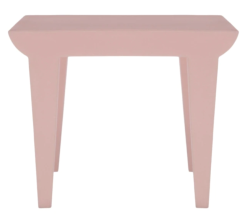 Table basse BUBBLE CLUB rose poudré en polyethylene teinté dans la masse poudré Kartell