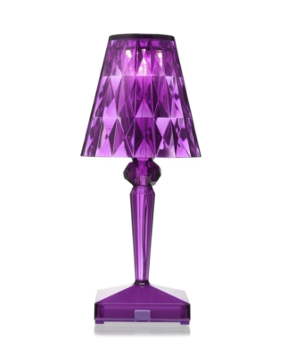 Lampe BIG BATTERY prune version à piles avec variateur de lumière, Kartell