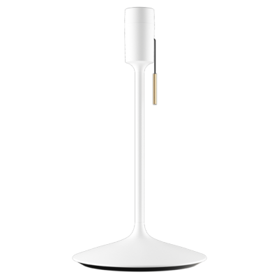 Pied lampe CHAMPAGNE coloris blanc Hauteur 42CM Umage