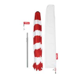 Parasol Ø350cm rayé Rouge/Blanc Fatboy